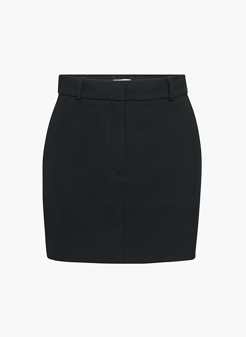 CHISEL SKIRT - Mini high-waisted pencil skirt