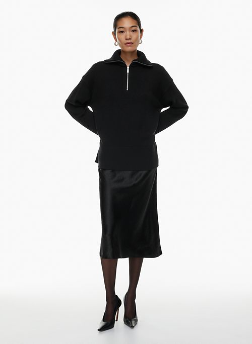 XXL Zipper Gathered Skirt - Ready-to-Wear