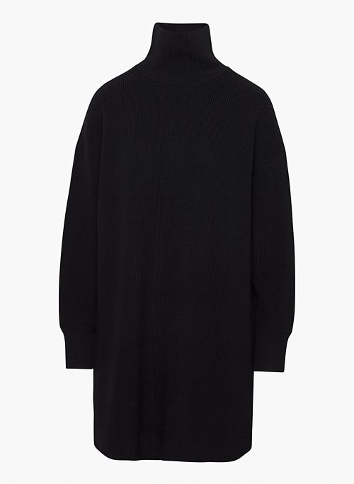 MACLEAN DRESS - Oversized merino wool turtleneck sweater dress