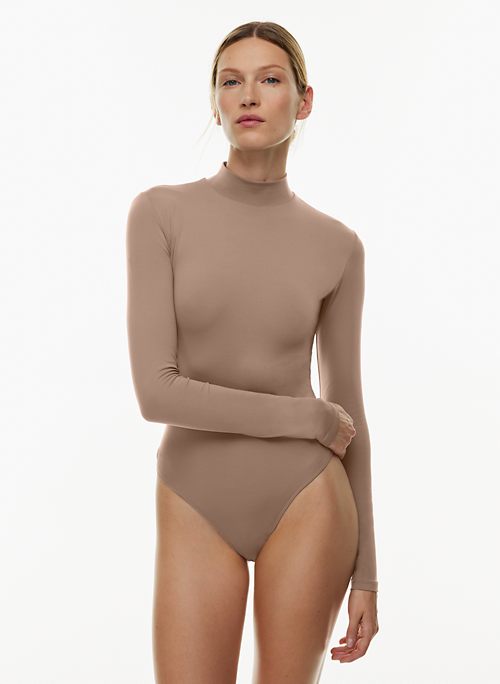 Brown Graphic Bodysuit