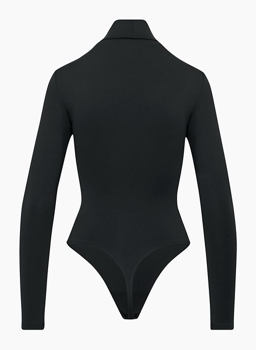 Aritzia Babaton Contour Longsleeve Bodysuit Size M - Deep taupe Pre Owned