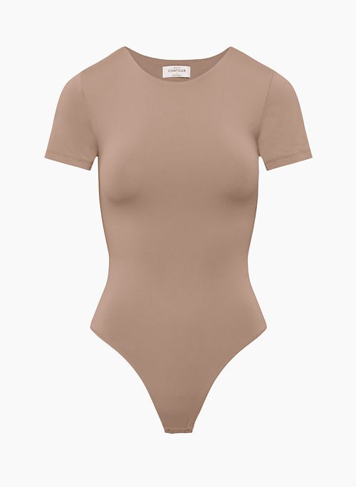 CONTOUR CREW SHORTSLEEVE BODYSUIT - T-shirt bodysuit with thong-cut bottom