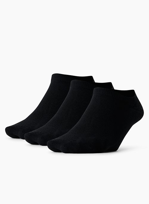 CHOSEN NO-SHOW SOCK 3-PACK - Supima cotton no-show dress sock, 3-pack