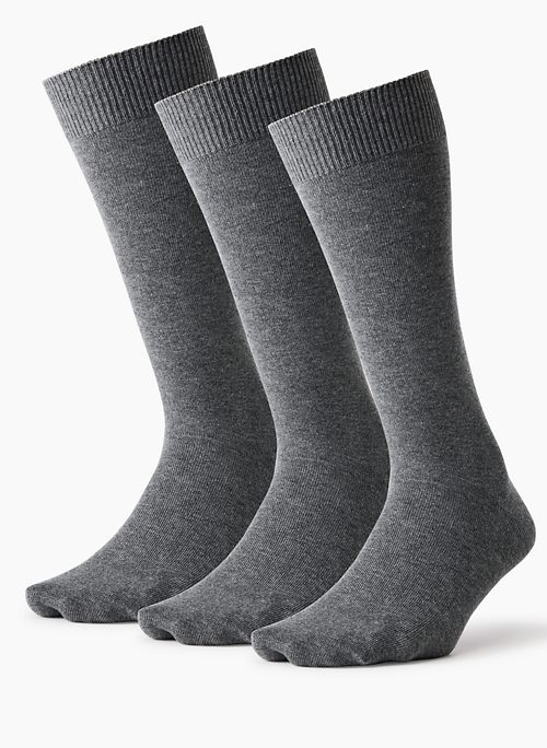 CHOSEN CALF SOCK 3-PACK - Supima cotton calf dress sock 3-pack
