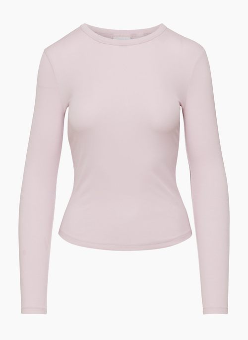 Long-Sleeve Jersey Pyjama Top - Light Pink Marl, Boden US in 2023