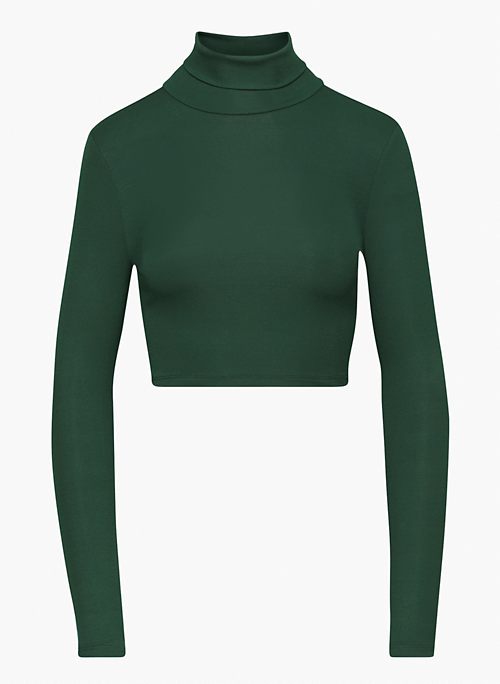 FITZ + EDDI Chicago Cropped T-Shirt - Women's T-Shirts in Dark Green