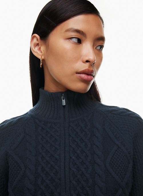 boreal 1/4 zip sweater
