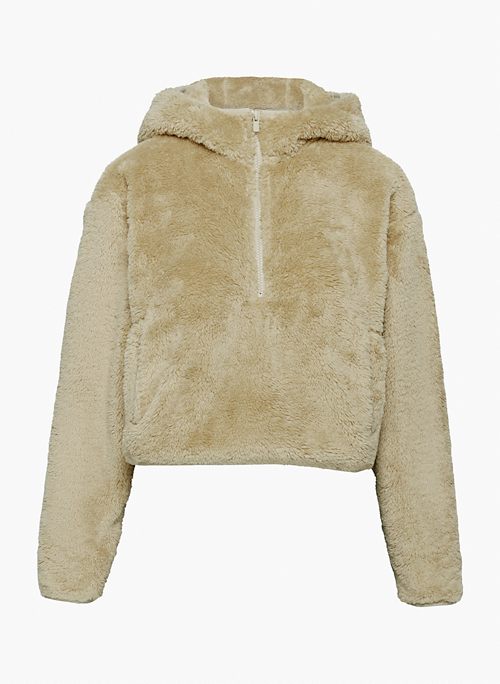 Tna fuzzy best sale zip hoodie