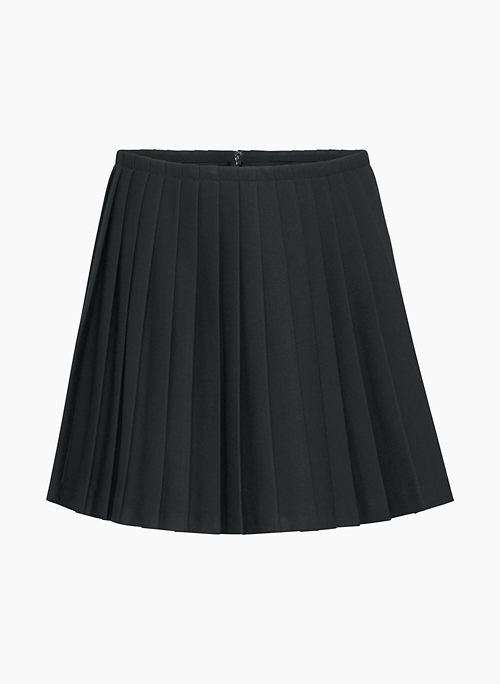 EPIPHANY PLEATED SKIRT - Pleated stretch-twill high-waisted micro skirt