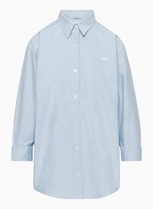 ROUTE OXFORD SHIRT - Relaxed-fit 100% cotton oxford shirt