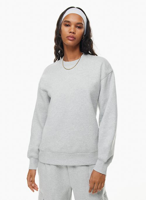 Tna BUBBLE FLEECE BOYFRIEND CREW SWEATSHIRT | Aritzia CA