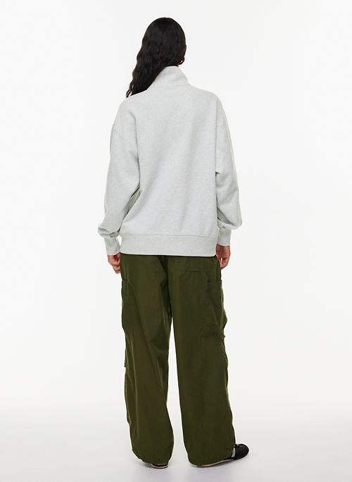 Tna TERRY FLEECE BOYFRIEND 1/4 ZIP SWEATSHIRT | Aritzia CA