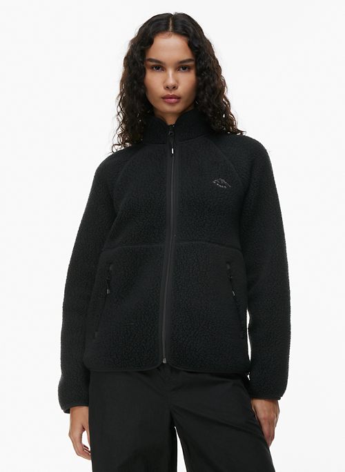 Womens Amy Thermal Active Zip Through Jacket Black