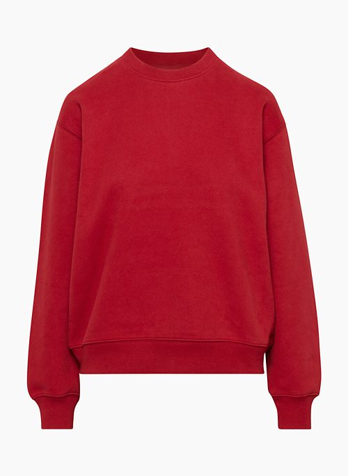COZY FLEECE PERFECT CREW SWEATSHIRT - Classic fan-favourite fleece crewneck sweatshirt