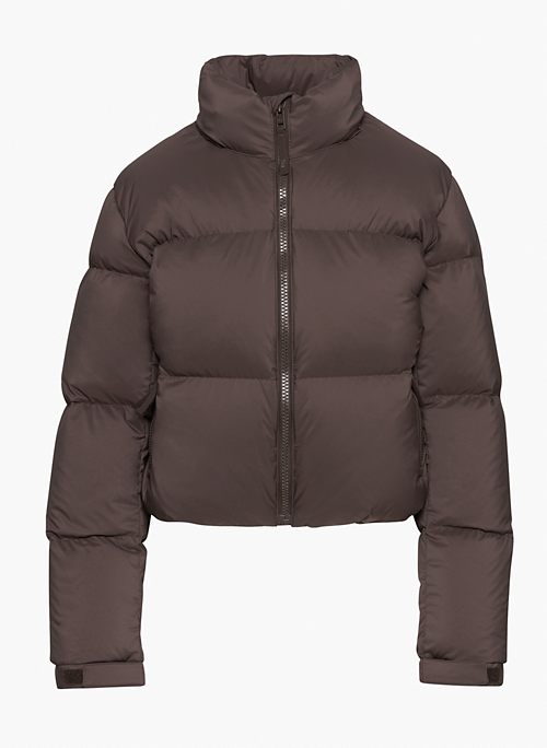 THE MEGA PUFF™ SHORT - Cropped goose down puffer jacket