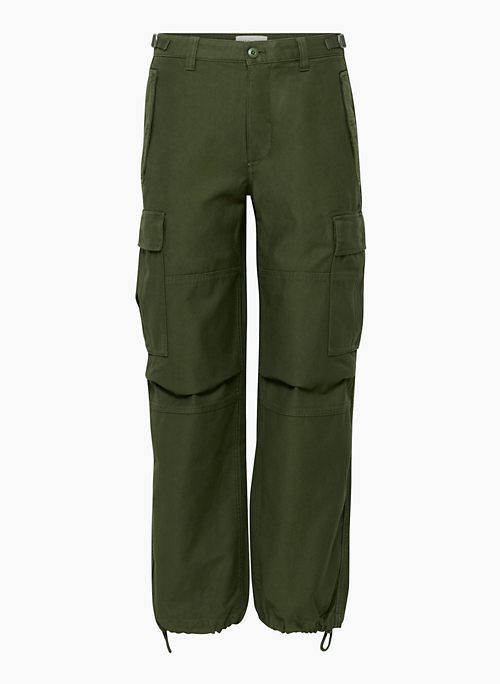 NEW SUPPLY CARGO PANT - Mid-rise adjustable cotton cargo pants