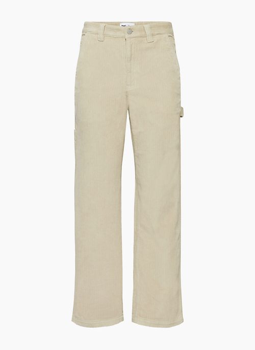 GREENWICH CORDUROY PANT - High-waisted corduroy utility pants