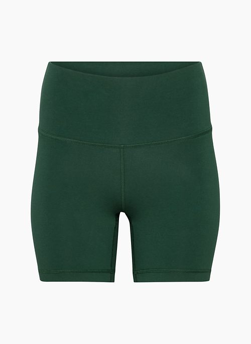 Green High-waisted Shorts for Women