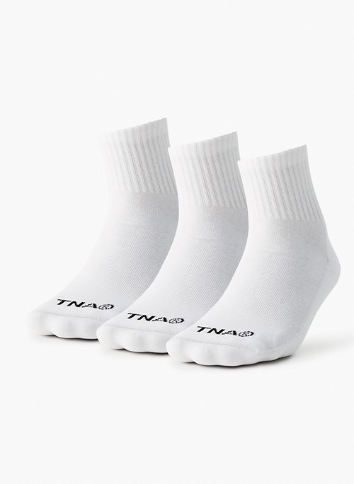 BASE ANKLE SOCK 3-PACK - Everyday cotton ankle socks, 3-pack
