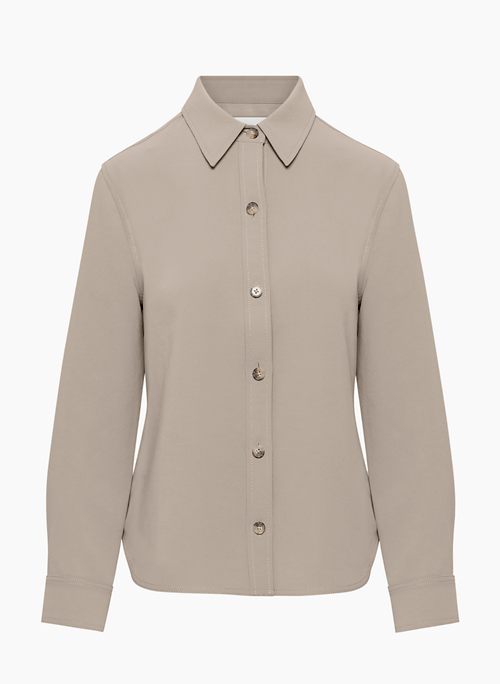 PIPER SHIRT - Crepe button-up blouse