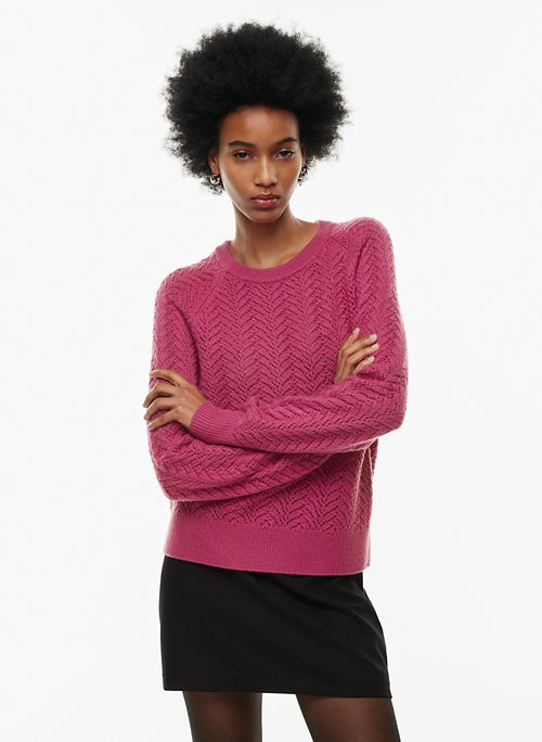 Aritzia shop pink sweater