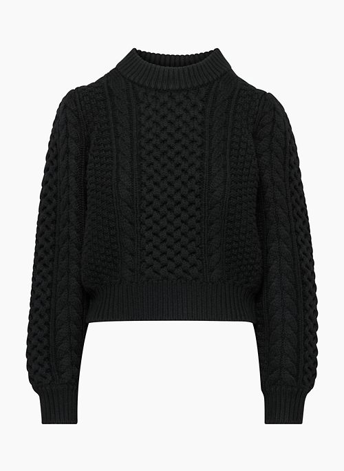 OLIVETTA SWEATER - Merino wool cable-knit sweater