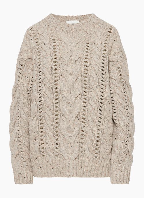 BRONCO SWEATER - Relaxed wool crewneck sweater