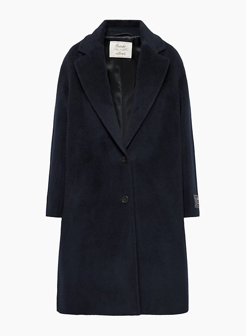 SWING COAT - Oversized long Italian wool coat
