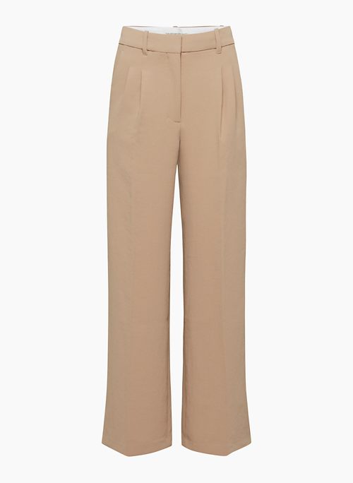 THE EFFORTLESS PANT™ WIDER - High-waisted wide-leg crepe pants