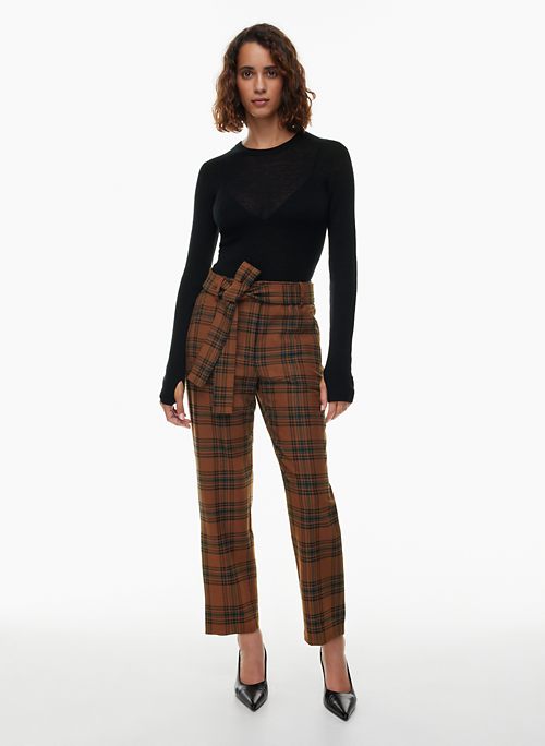 Belted Pants from Zara on 21 Buttons