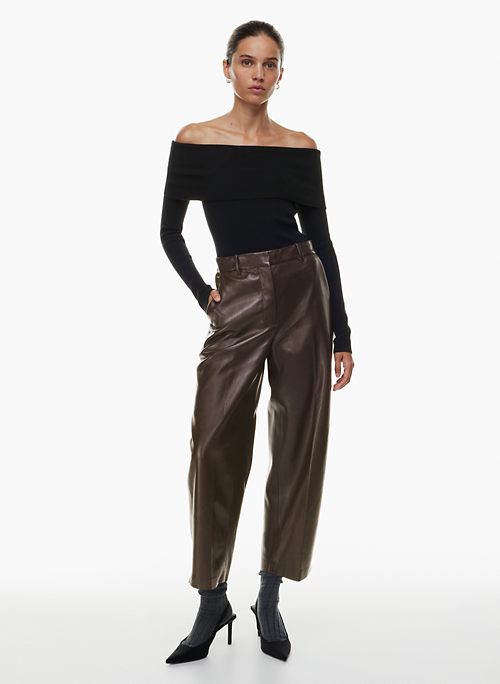 Marc Aurel Flare Vegan Leather Pant – The One & Only Shoes