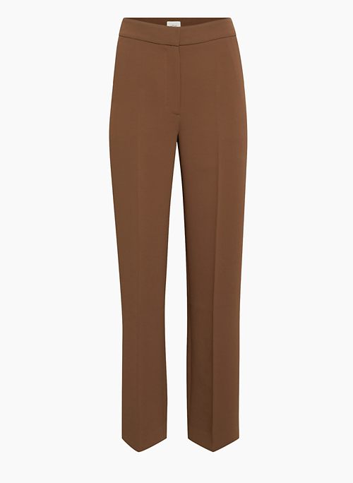 ALANYA PANT - High-waisted wide-leg crepe trousers