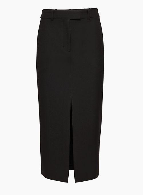 SONG SKIRT - High-rise suiting twill pencil skirt