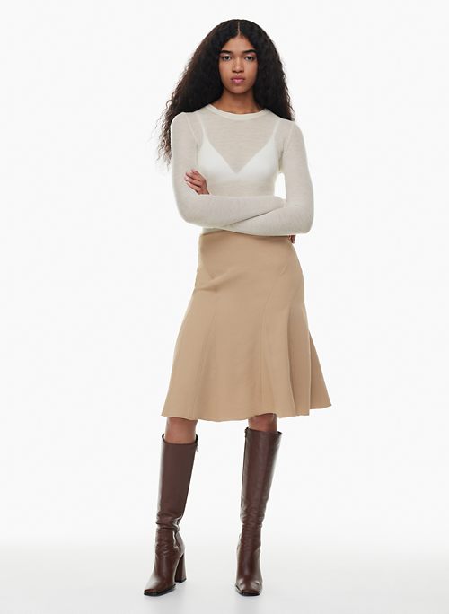 Jil Sander women's A-line wool skirt - buy for 343000 KZT in the official  Viled online store, art. J02MA0024_J14506.334_36_222_1