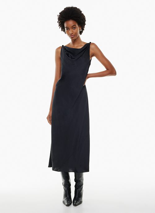 Leila Strapless Satin Slip Midi Dress • Shop American Threads