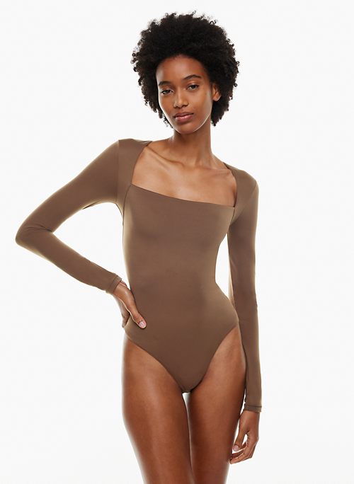 Thea Butter Fit Bodysuit in Smoked Spruce – Mustard Roots Boutique