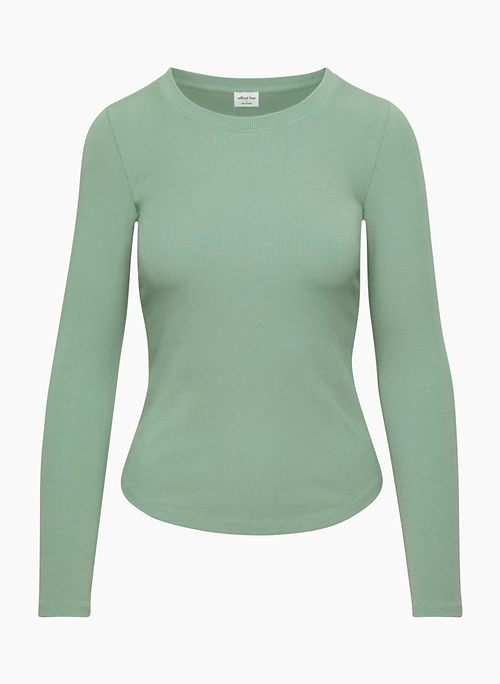 Green Womens Long Sleeve Tops & T-Shirts