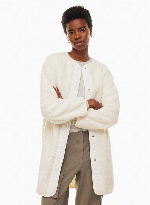 Wilfred Free SHERPA LONG LINER JACKET | Aritzia CA