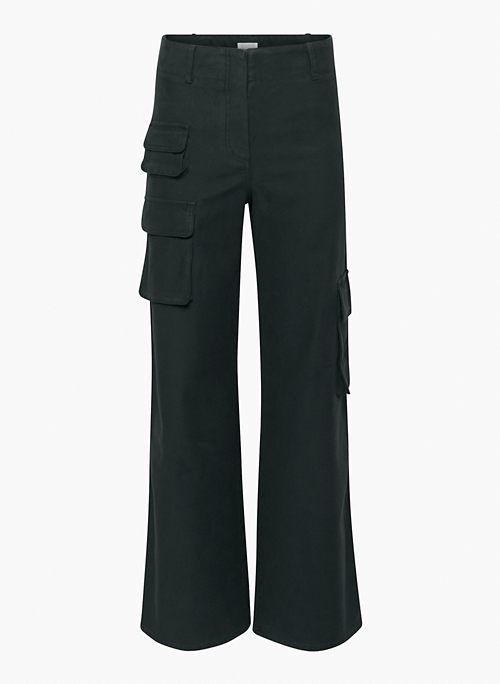 PICTURE CARGO PANT - High-waisted sateen cargo pants