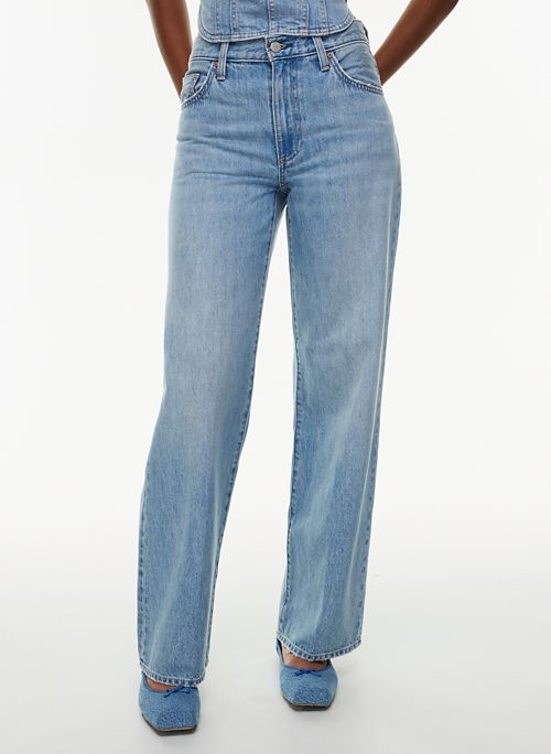 THE '90S WINONA LO-RISE WIDE JEAN - Low-rise wide-leg jeans