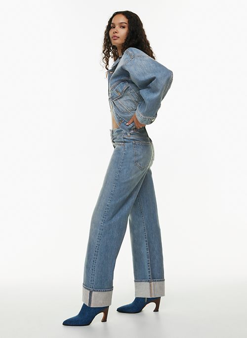 Denim Forum THE '90S HI-RISE LOOSE CUFF JEAN | Aritzia US