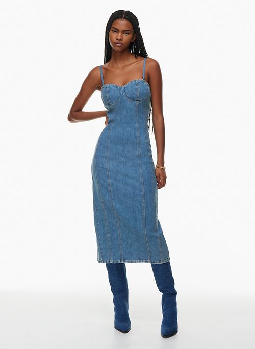 Denim Forum THE '90S DENIM DRESS | Aritzia INTL