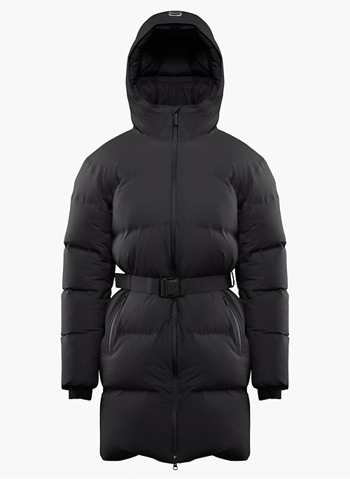 THE SUPER ALPS PUFF₂O™ MID - Waterproof Rainstop™ goose down puffer jacket with belt