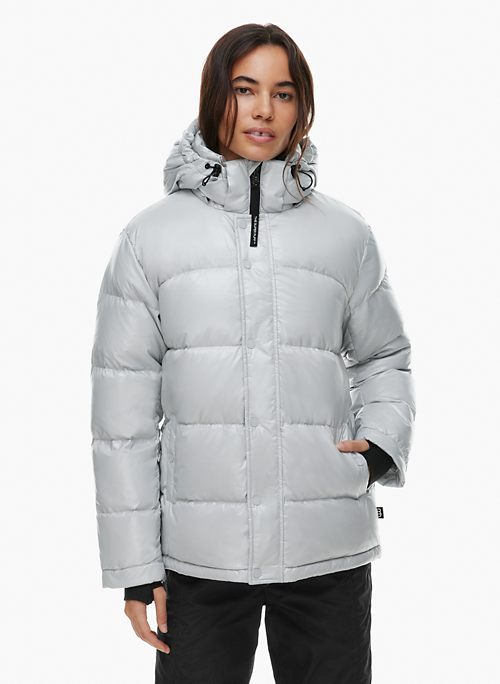 Grey Puffer Jackets for Women