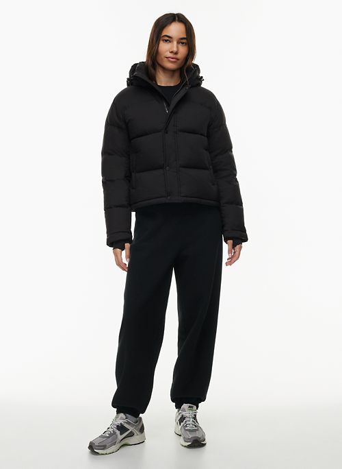 Denim Winter Jacket For Women - Black - JL-25