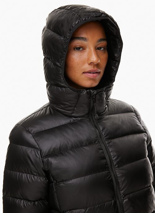 Women's black puffer jackets