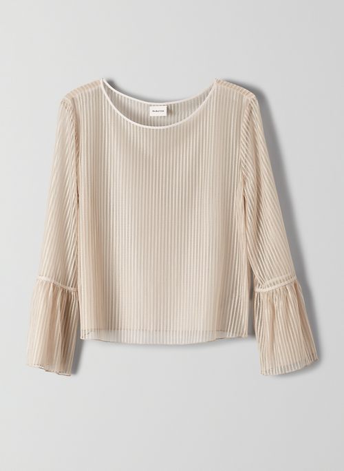 aritzia sheer top