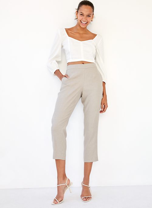 Babaton CONAN LINEN PANT | Aritzia US