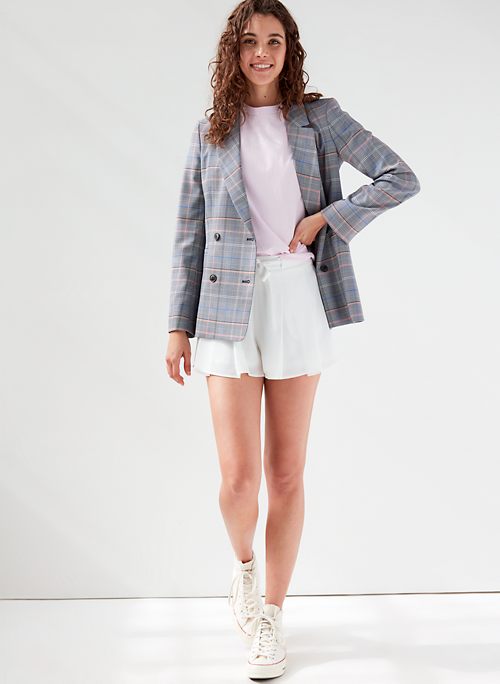 aritzia yellow blazer