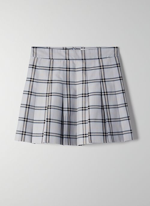 OLIVE SKIRT - Pleated mini skirt